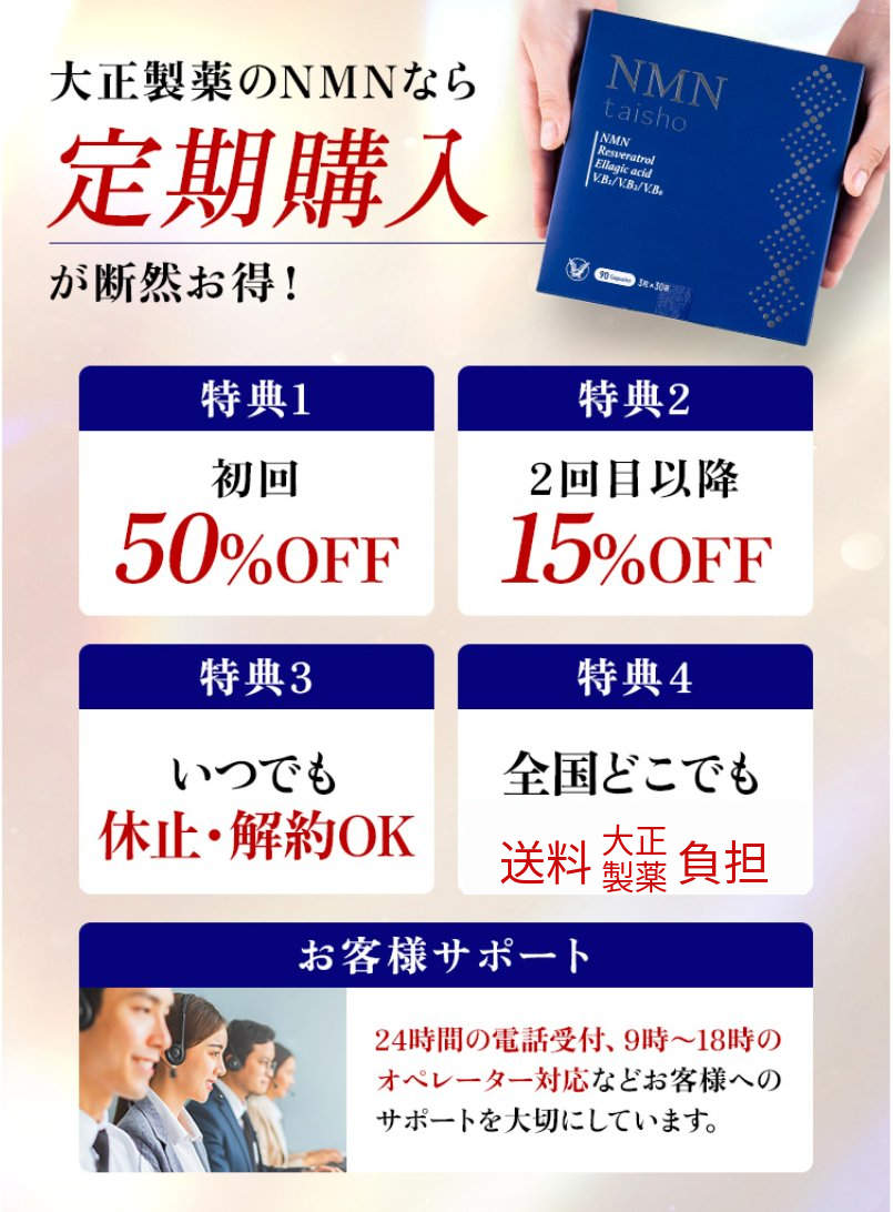 NMN taishoの訴求画像